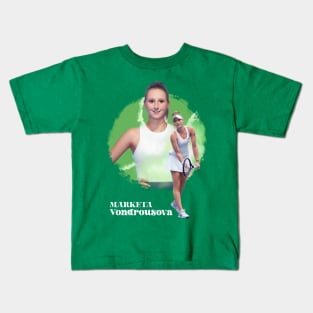 Marketa Vondrousova cartoon anime Kids T-Shirt